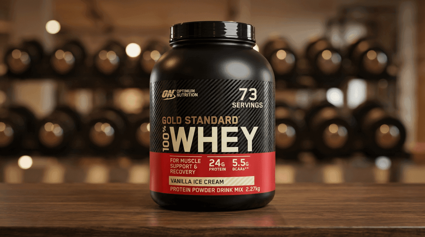 Gold Standard 100% Whey — Vanilla Ice Cream 2.27kg